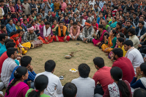 Badal Sircar Third Theatre outdoor performance India