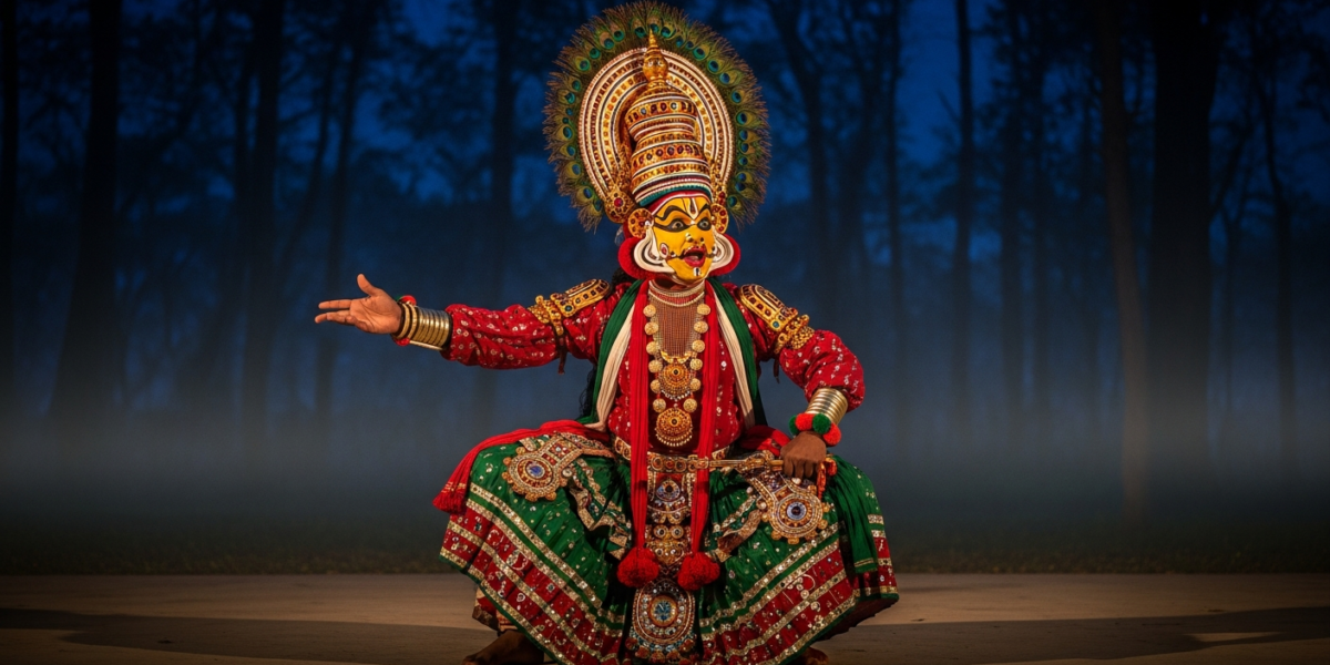 Yakshagana performer Karnataka folk theatre