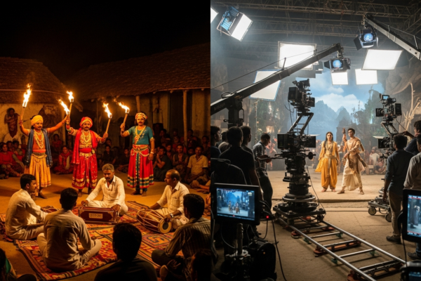 Bollywood film drawing from classical Indian theater traditions
