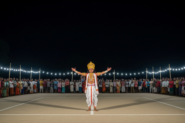 Jatra folk theater performance from West Bengal