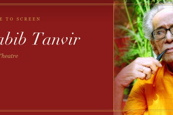 Portrait of playwright and director Habib Tanvir.